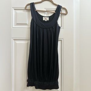 Alice & Olivia X scoop black mini dress